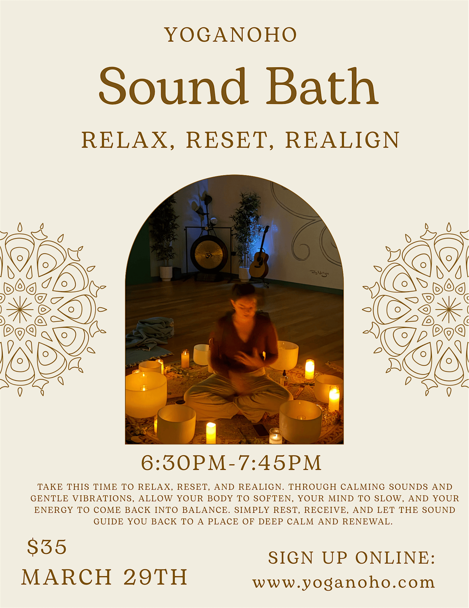 Sound Healing with Yasmine Yoga NoHo Center