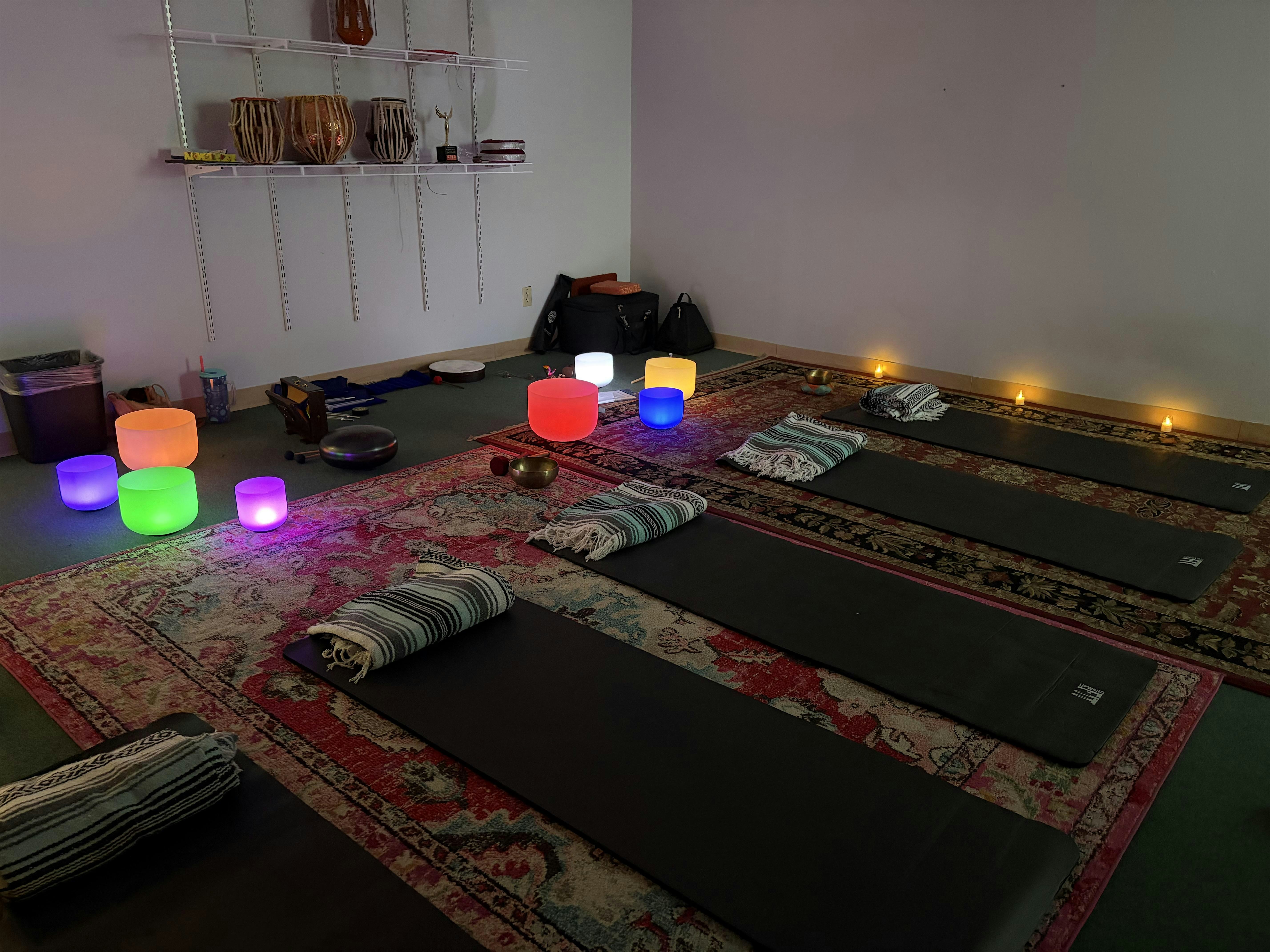 Sound therapy session