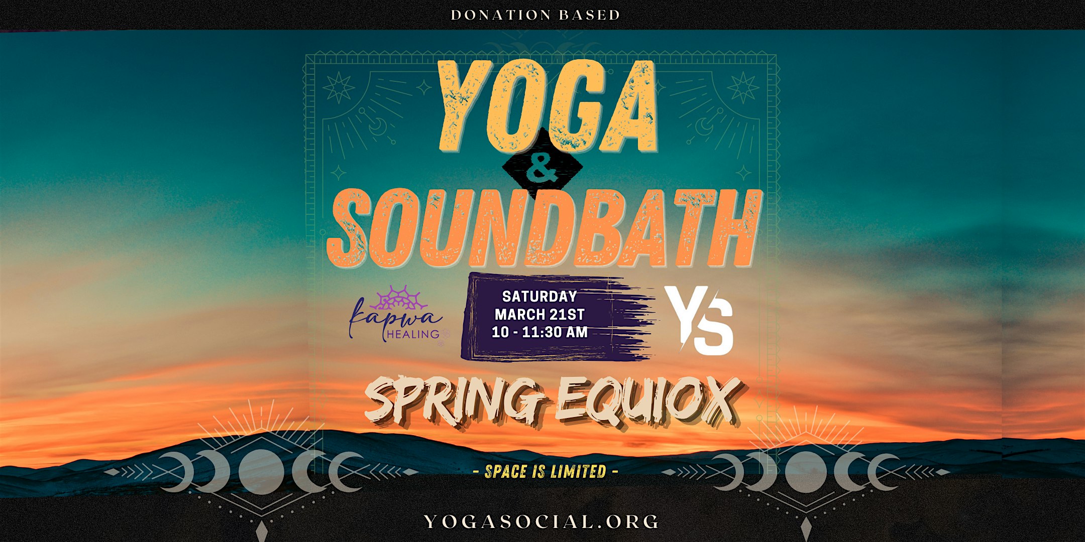 ✨ Spring Equinox Intention Setting: Morning Sound Healing & Slow Flow Yoga