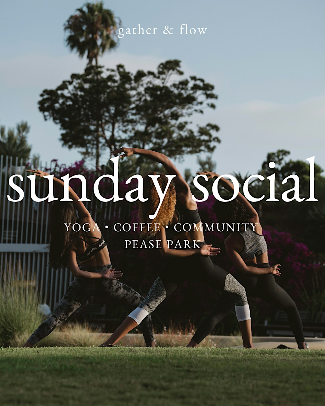Sunday Social: Yoga + Coffee at Pease Park ☀️