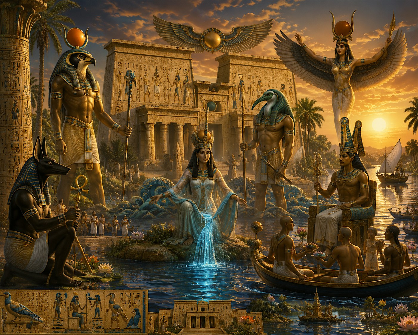 Temples of the Nile - 1:The Lower Nile: Earth, Fire & the Feminine Rising