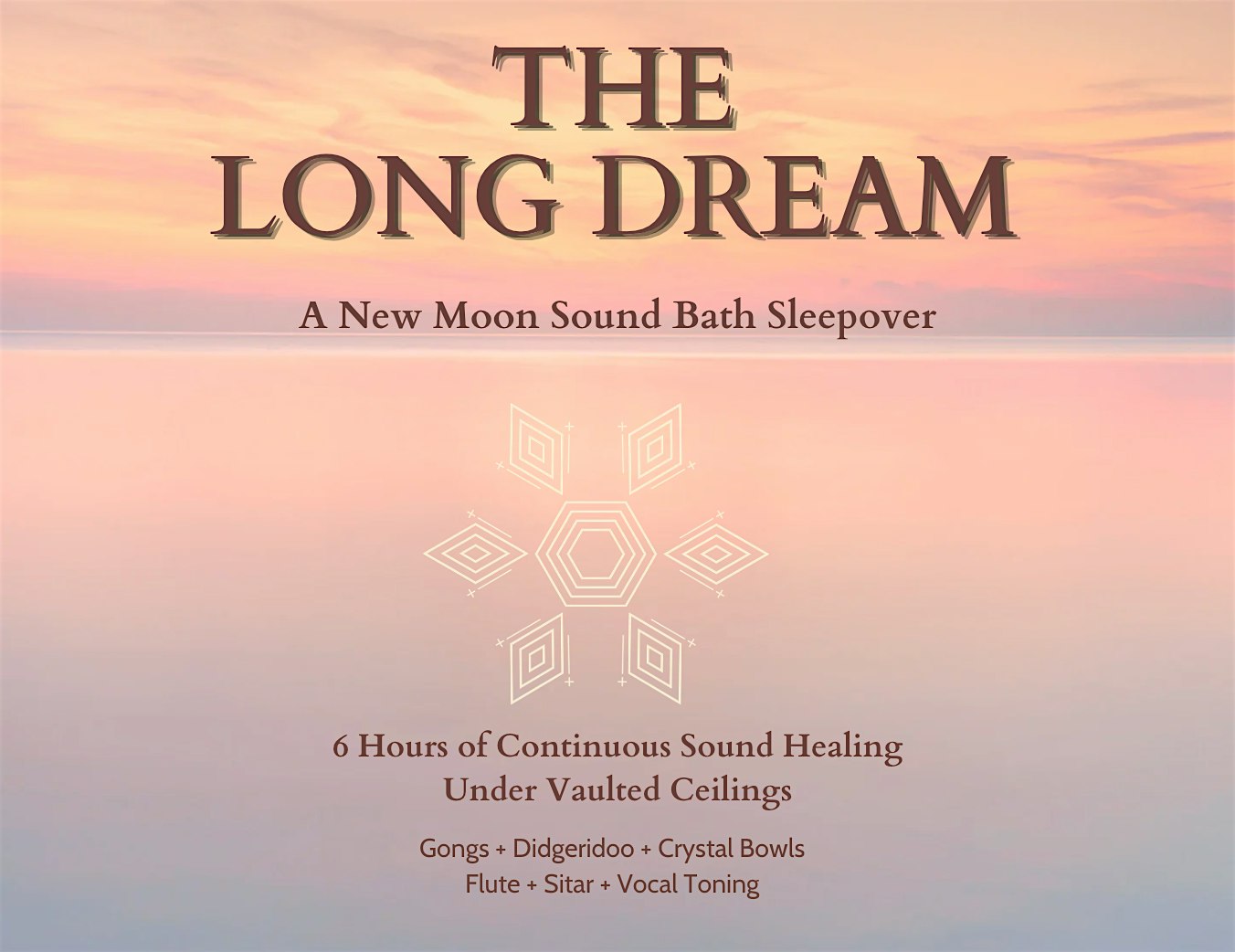 The Long Dream: A New Moon Sound Bath Sleepover