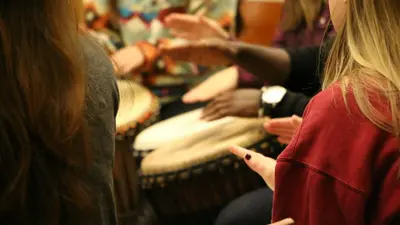 DRUMMING TOGETHER: An Evening of Rhythm, Restoration & Connection