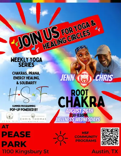 Heart-Blowing Yoga at Pease Park in Austin TX