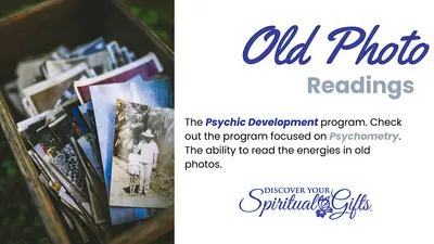 Psychic Development Series: Photo Readings