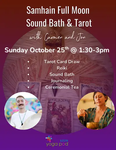 Samhain Full Moon Sound Bath & Tarot