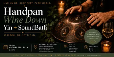 Wine Down Yin: Live Handpan Experience ✨