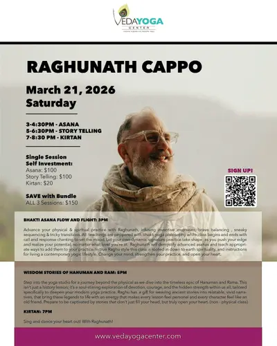 Yoga, Wisdom Stories & Kirtan with Raghunath Cappo
