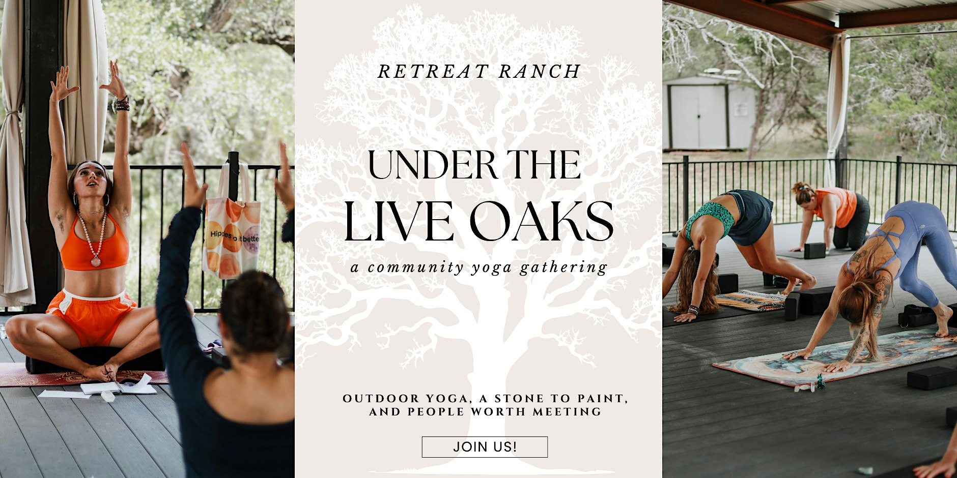 Under the Live Oaks Yoga Class