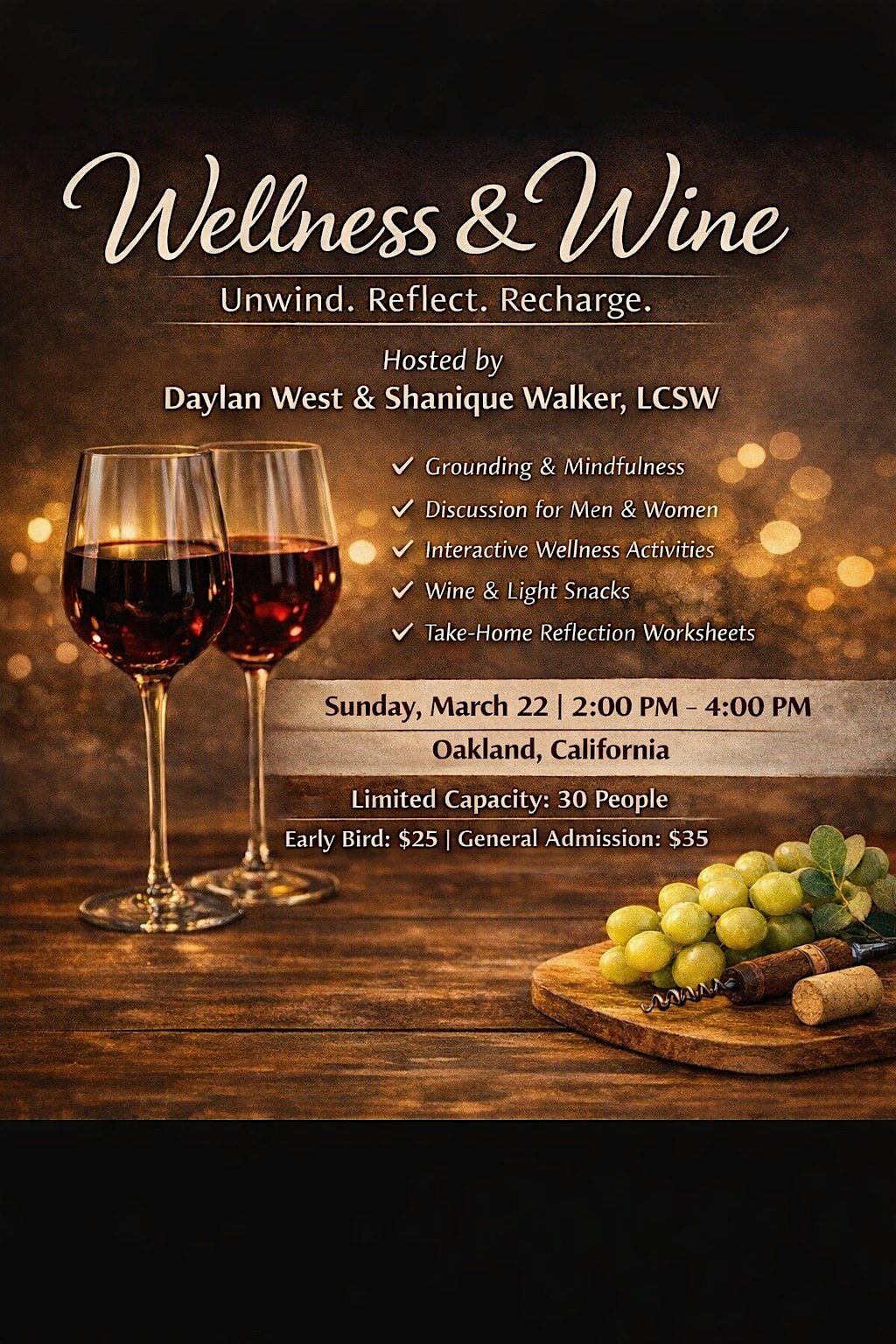 Wellness & Wine: A Community Conversation on Mental Wellness