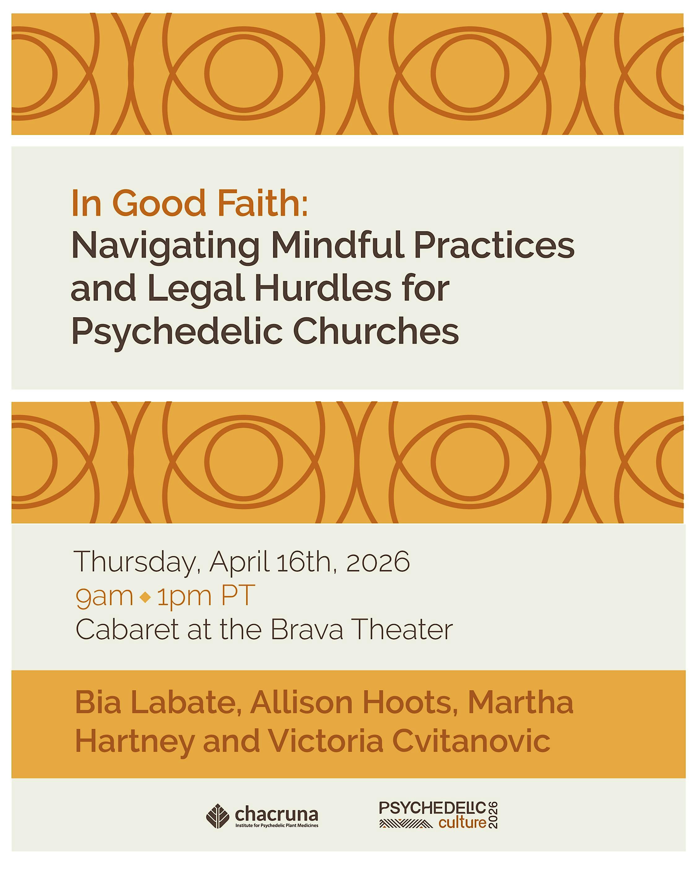 Workshop: Mindful Practices and Legal Hurdles for Psychedelic Churches