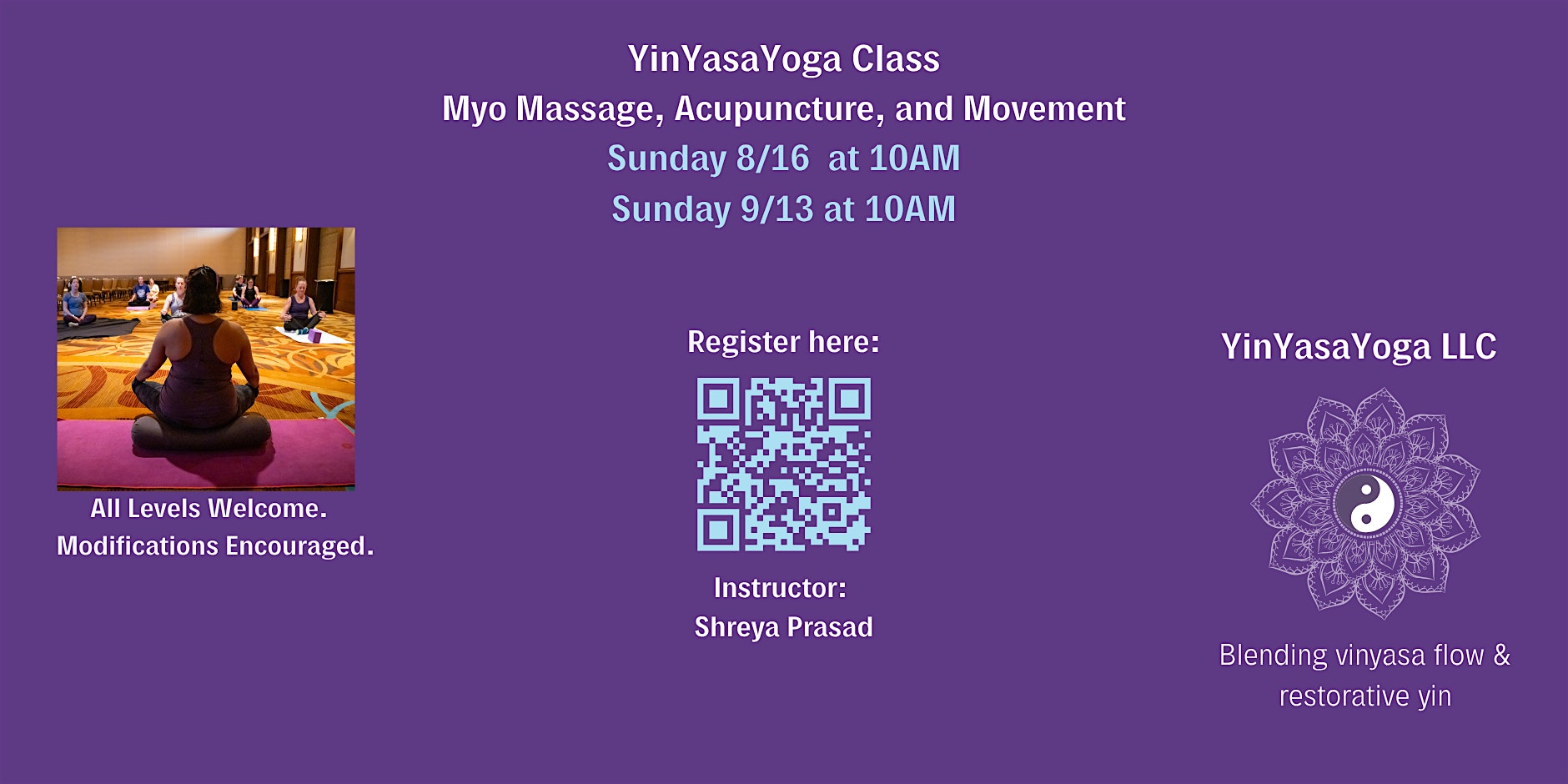YinYasa Yoga Class