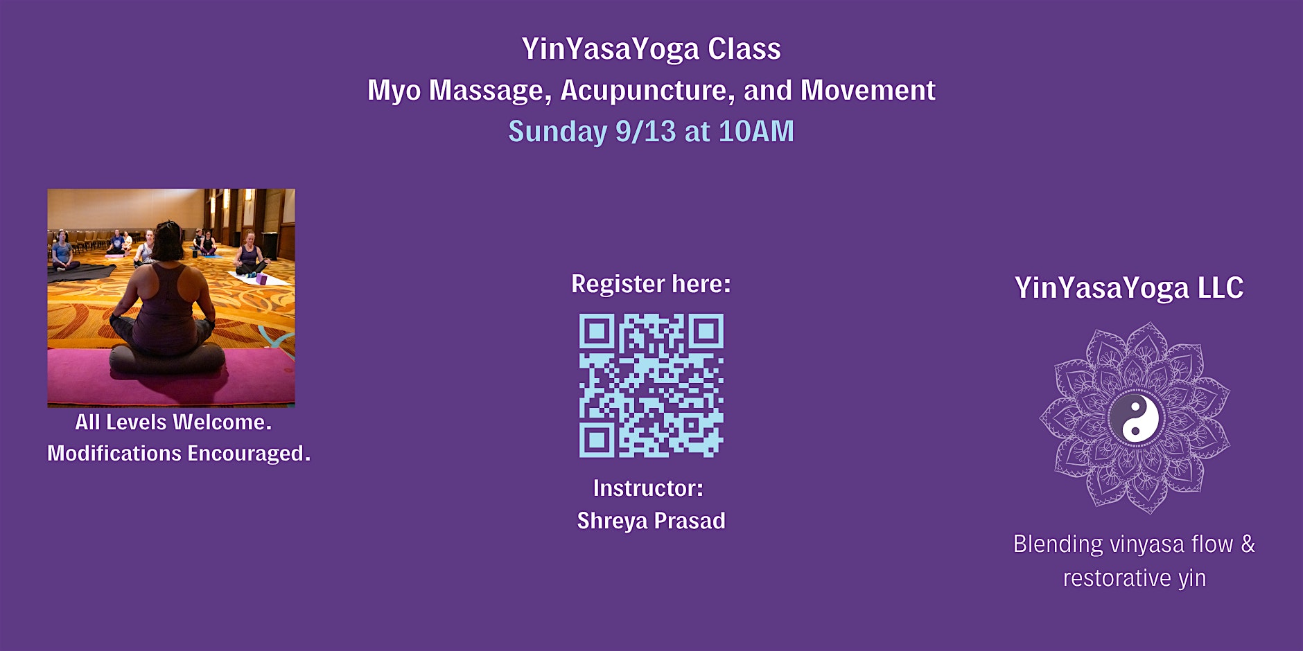 YinYasa Yoga Class