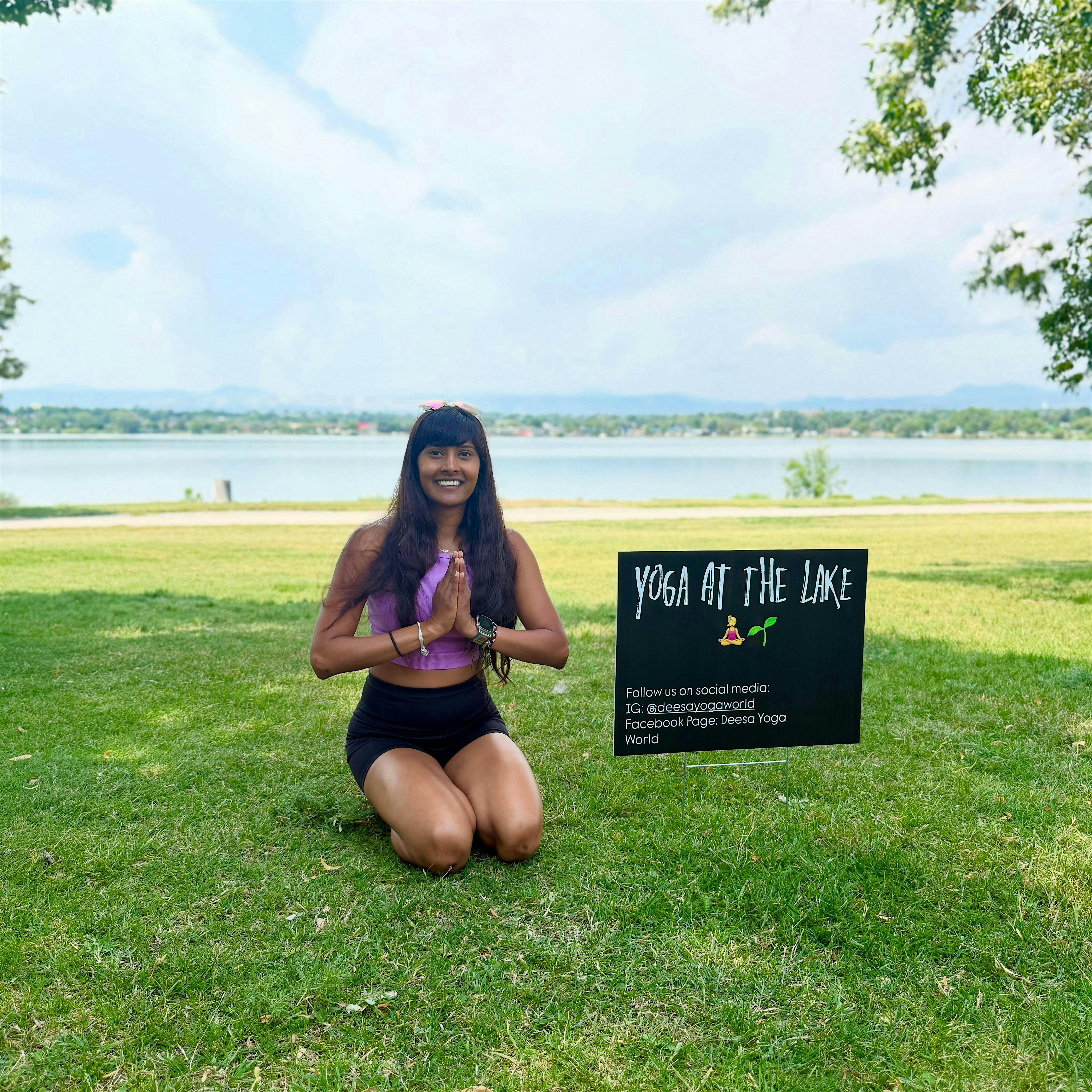 YOGA AT THE LAKE (POP UP CLASS)!