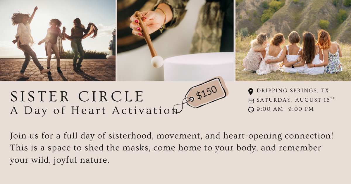 Sister Circle: A Day of Heart Activation
