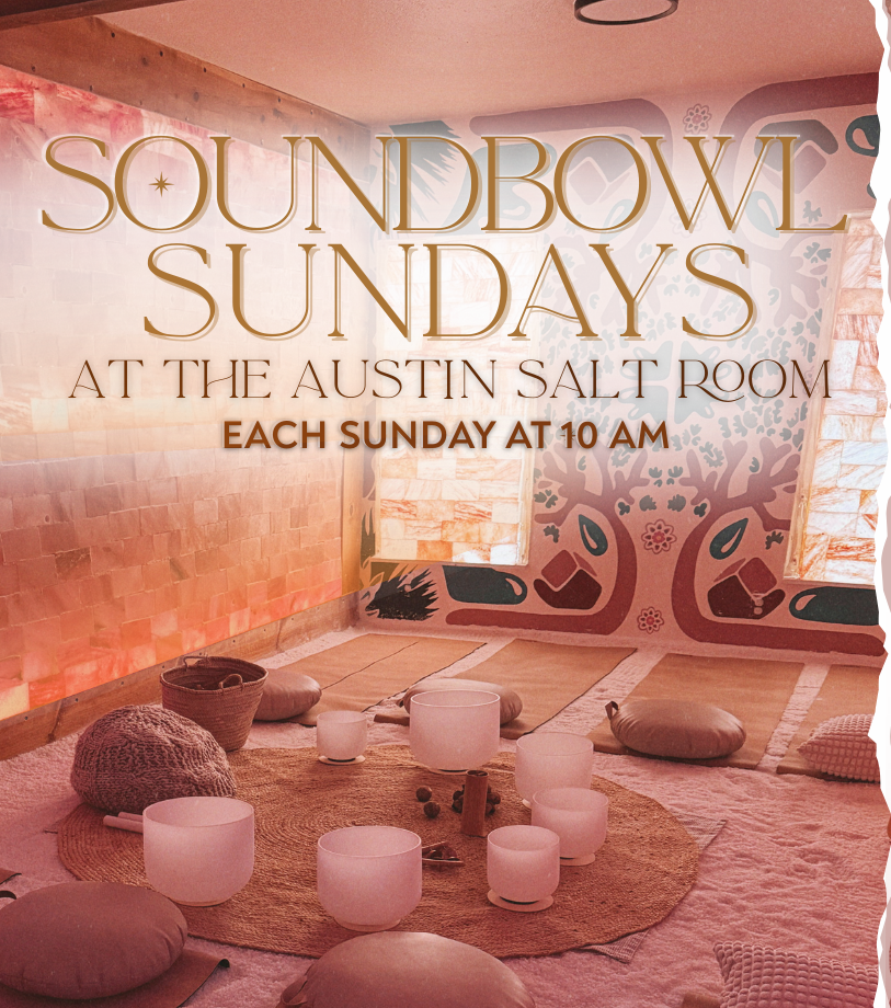 Salt Room Soundbath (each Sunday morning)