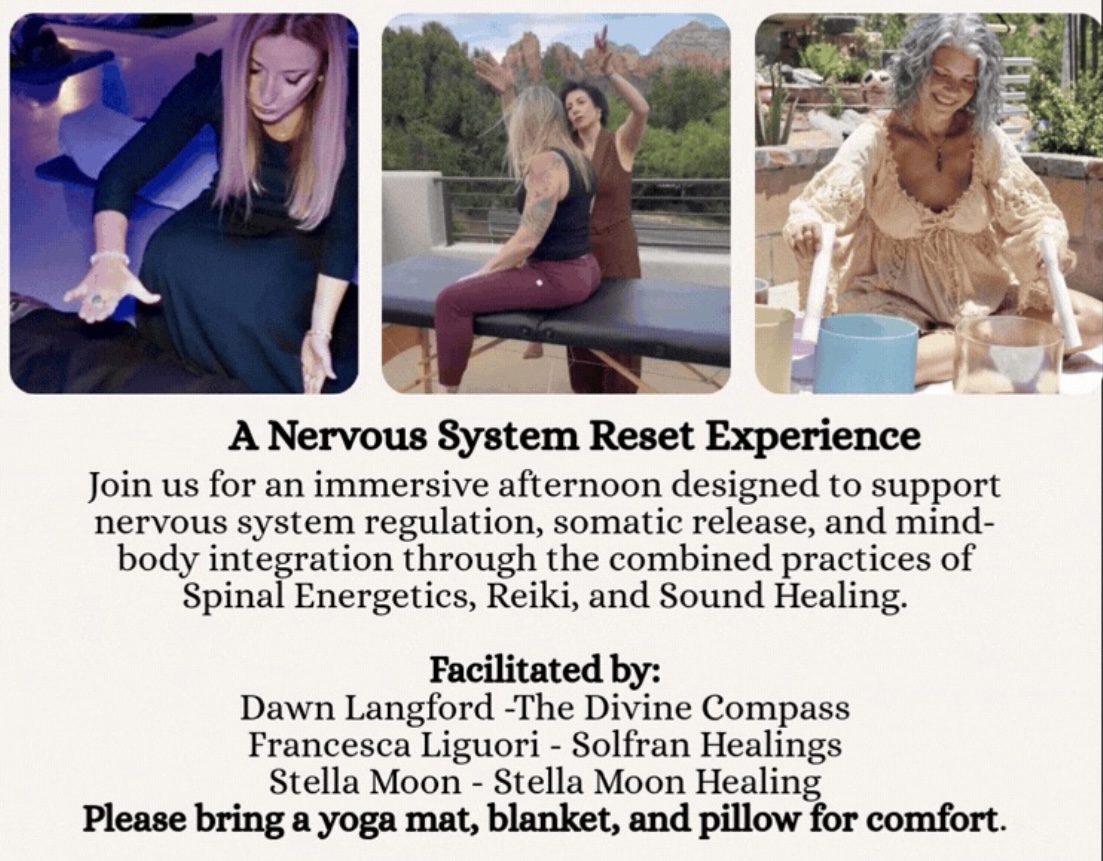 Group Spinal Energetics - Reiki Energy Healing - Sound Bath Event 6/28 Hermosa Beach CA