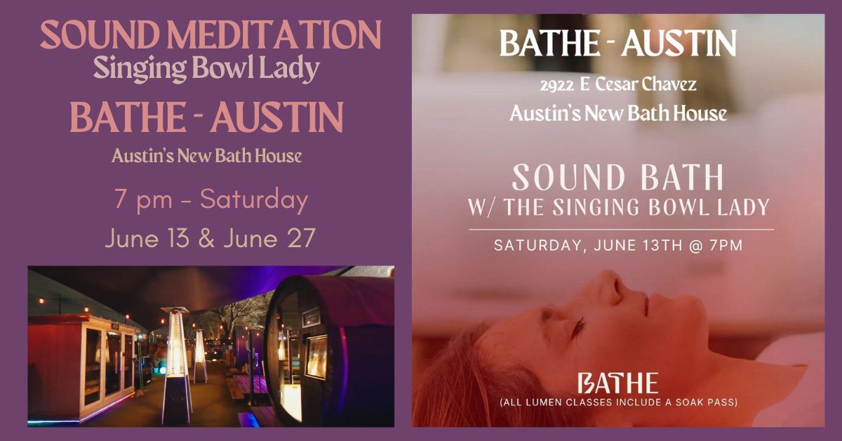 Sound Meditation - Singing Bowl Lady